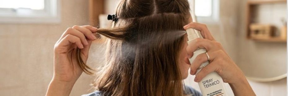 Protetor térmico realmente protege o cabelo? Veja como usar corretamente - Amanda Esperancin